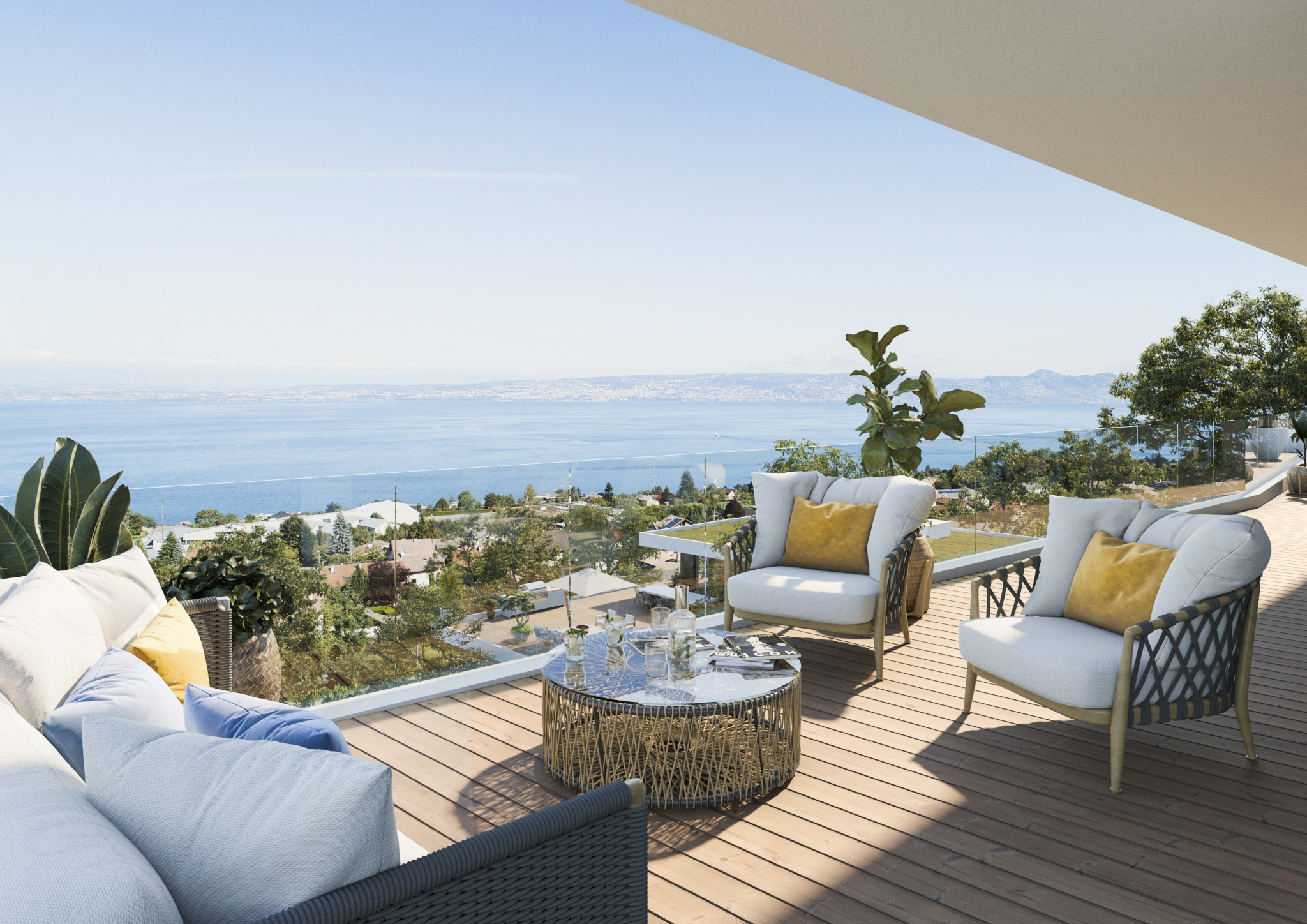 vente Appartement de prestige vue sur le lac Léman